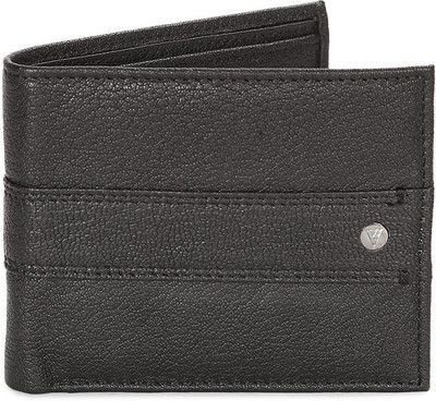 

Van Heusen Men Black Genuine Leather Wallet(4 Card Slots)