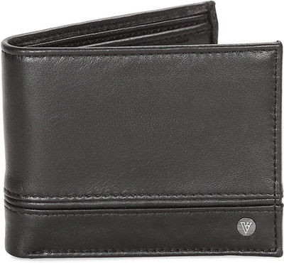 

Van Heusen Men Black Genuine Leather Wallet(4 Card Slots)