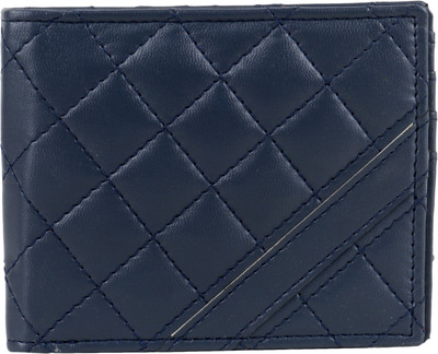 

Hill & Oliver Men Blue Artificial Leather Wallet(6 Card Slots)
