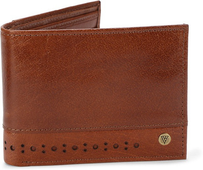 Van Heusen Men Brown Genuine Leather Wallet(4 Card Slots)