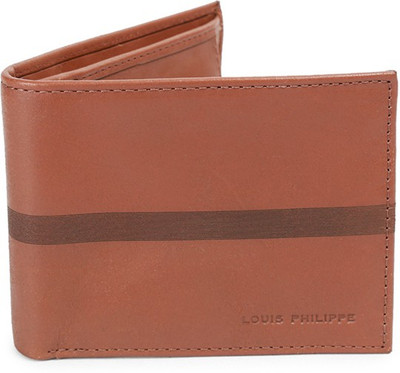 

Louis Philippe Men Brown Genuine Leather Wallet(4 Card Slots)