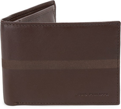 

Louis Philippe Men Brown Genuine Leather Wallet(4 Card Slots)