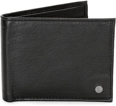 

Van Heusen Men Black Genuine Leather Wallet(4 Card Slots)