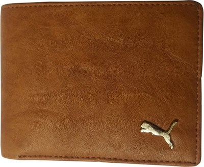 

Puma Men Formal Tan Genuine Leather Wallet(4 Card Slots)