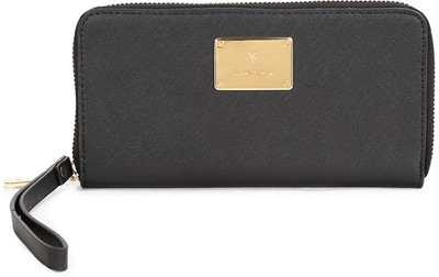 

Van Heusen Women Black Artificial Leather Wallet(4 Card Slots)