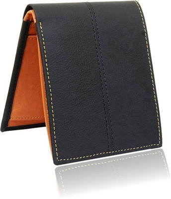 

Accezory Men Black Genuine Leather Wallet(5 Card Slots)