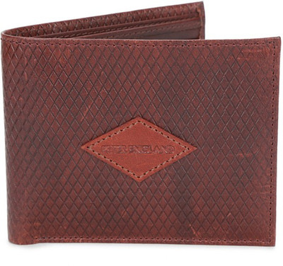 

Peter England Men Casual Brown Genuine Leather Wallet(4 Card Slots)