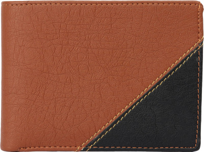 

Wildedge Men Tan Artificial Leather Wallet(11 Card Slots)