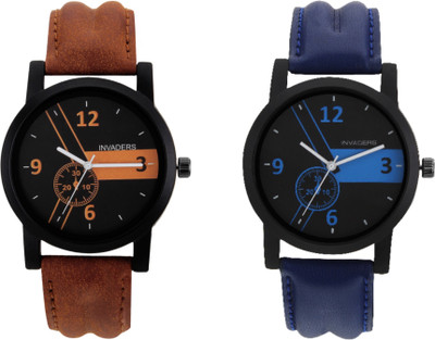 

Invaders INV-COMBO-ESPR-BRNBLU Espoir collection Watch - For Men