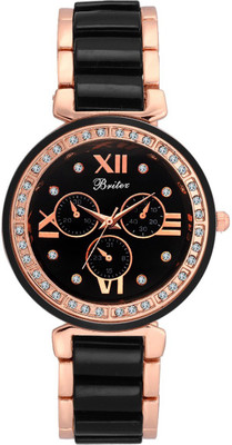 

Britex BT4124 The Sweetheart Chronomo Pattern Analog Watch - For Women