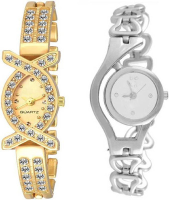

Miss Perfect Gold -605-Silver Watch Watch - For Women