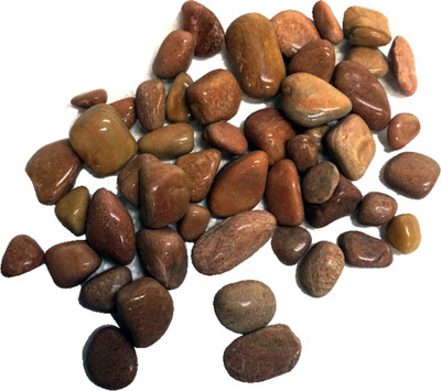 

Blue Sky Aquarium stones River Rock Unplanted Substrate(Brown)