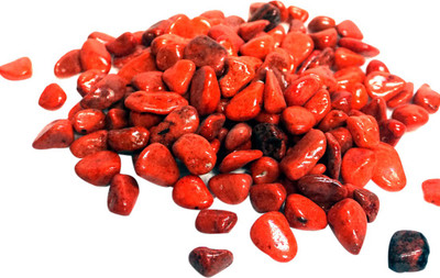 

Blue Sky Aquarium stones River Rock Unplanted Substrate(Red)