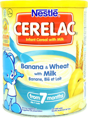 

Nestle Cerelac Cerelac baby food Banana Infant Food 400g Cereal(400 g, 7+ Months)