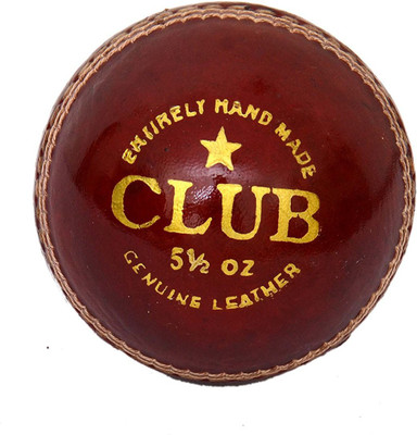 

QUINERGYS ® Certified Durable Super Test Red Cricket Practice Ball YorkerTest Waterproofed Cricket Leather Ball(Pack of 1, Red)