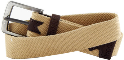 

WOODS Men Formal, Casual Beige Canvas, Fabric, Synthetic Belt