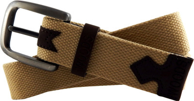 

WOODS Men Formal, Casual Beige Canvas, Fabric, Synthetic Belt