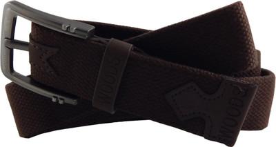 

WOODS Men Formal, Casual Brown Canvas, Fabric, Synthetic Belt