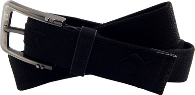 

WOODS Men Formal, Casual Black Canvas, Fabric, Synthetic Belt