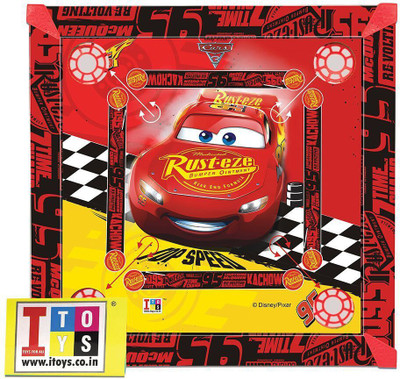 

Disney Pixar Cars Carrom Board-20x20 size Board Game