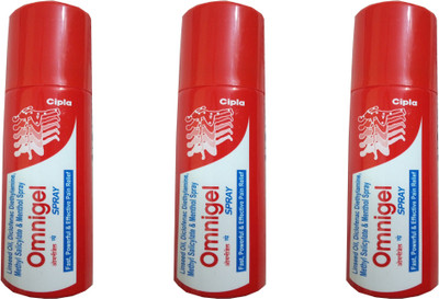 

Cipla OMNIGEL SPRAY PACK OF 3*50 ML (35 GM) Spray(35 g)