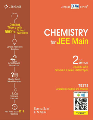 Chemistry for Jee Main  - Updated With Solved JEE Main 2018 Paper(English, Paperback, unknown)