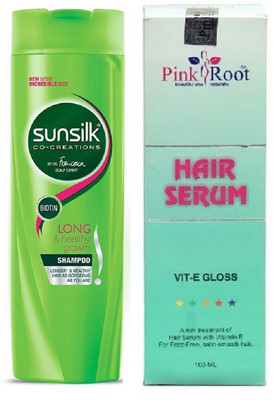 

Pink Root Hair Serum and Long & Healthy Growth Shampoo(Set of 2)