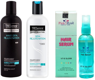 

Pink Root Hair Serum (100ml) and TRESemme Spa Rejuvenation Nourish & Revive Shampoo + Conitioner(Set of 3)