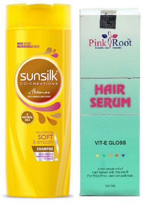 

Pink Root Hair Serum and Nourishing Soft & Smooth(Set of 2)