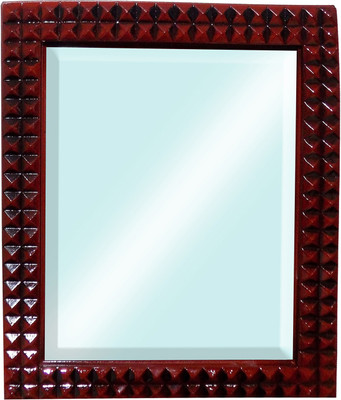 Fully Stylish Square Shape Round Mirror For Bedroom Wall Use ( Code 1 )