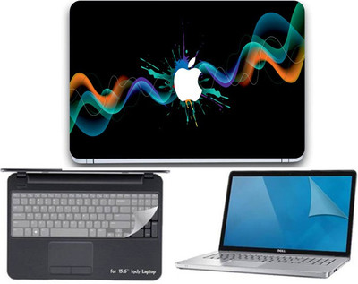 

Gallery 83 apple logo wallpaper 3 in 1 combo pack with laptop skin sticker decal, key guard, Screen protector all are laptop 15.6 inch Combo Set 3490 vinyl Laptop Decal 15.6 Combo Set
