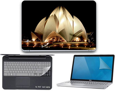 

Gallery 83 lotus temple wallpaper 3 in 1 combo pack with laptop skin sticker decal, key guard, Screen protector all are laptop 15.6 inch Combo Set 3349 vinyl Laptop Decal 15.6 Combo Set