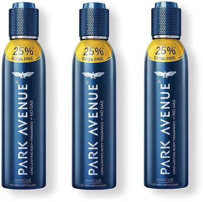 

Park Avenue No Gas Marcus Perfume SprayFor Men 150ML Each (Pack of 3) Perfume Body Spray - For Men(450 ml, Pack of 3)
