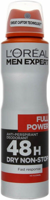 

L'Oreal Men Expert Full Power 48h Dry Non-Stop Deodorant Deodorant Spray - For Men(150 ml)