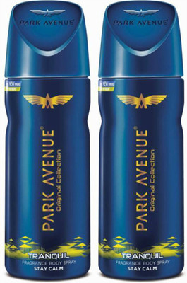 

Park Avenue Tranquil Deodorant Combo Pack of 2 Deodorant Spray - For Men(260 ml, Pack of 2)