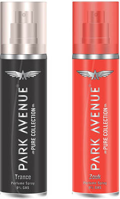 

Park Avenue Trance and Zouk Pure Collection Perfume Spray 135ML Each (Pack of 2) Perfume Body Spray - For Men & Women(270 ml, Pack of 2)