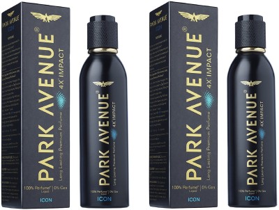 

Park Avenue Icon 4X Impact Perfume Spray 120ML Each (Pack of 2) Perfume Body Spray - For Men & Women(240 ml, Pack of 2)