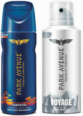 

Park Avenue One Horizon, One Voyage Signature Deodorant Combo for Men(Pack of 2) Deodorant Spray - For Men(200 g, Pack of 2)
