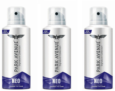 

Park Avenue Neo Signature Collection Body Spray 130ML Each (Pack of 3) Body Spray - For Men & Women(390 ml, Pack of 3)