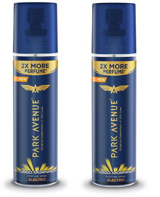

Park Avenue Good Morning Electric Original Collection Perfume Spray 150ML Each (Pack of 2) Perfume Body Spray - For Men & Women(300 ml, Pack of 2)