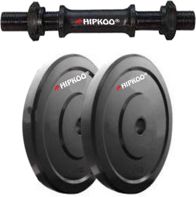 

Hipkoo Gym Dumbbells 2 Pvc Plates 2.5kg Each (5KG) & 1 Rod Adjustable Dumbbell(5 kg)