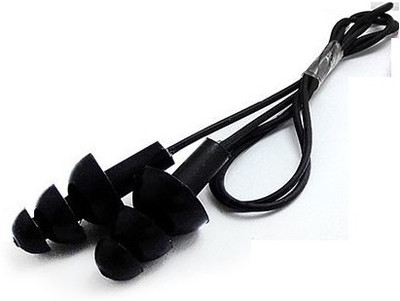 

QUINERGYS ™ Cotton Black - Swimming Silicone Plugs For Ears Swimmers Adults Kids Diving Soft Anti-Noise Ear Plugs Ear Plug(Black)