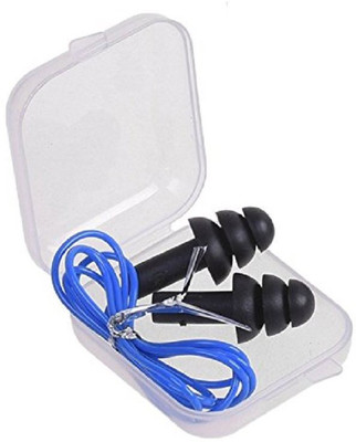 

QUINERGYS ™ Raisin - Earplug Soft silicone Water Sport Swimming Swim Ear Plug Ear Plug(Black)