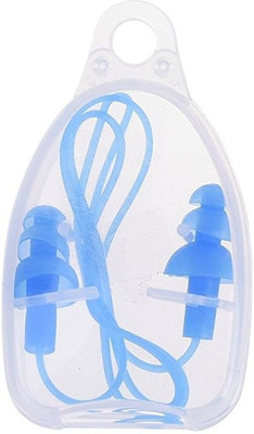 

QUINERGYS ™ Royal Blue - Ear Plugs with Rope for Summer Diving Water Sport Pool Accessories Ear Plug(Blue)