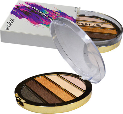 Mars Matte & Sheer 5-Colours Eyeshadow EP09-01 12 g(Multicolor)