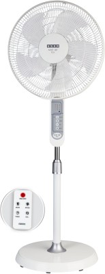 USHA Mist Air Icy 400 mm Ultra High Speed 5 Blade Pedestal Fan(White, Pack of 1)