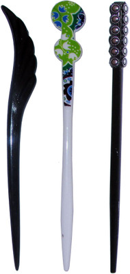 

MUKTT Combo of Multi Color Juda Sticks Bun Stick(Multicolor)