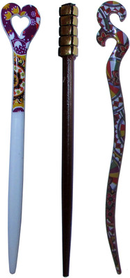 

BULK Combo of Multi Color Juda Sticks Bun Stick(Multicolor)