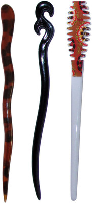 

GEET Combo of Multi Color Juda Sticks Bun Stick(Multicolor)