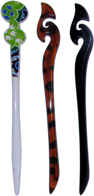 

RUUP Combo of Multi Color Juda Sticks Bun Stick(Multicolor)